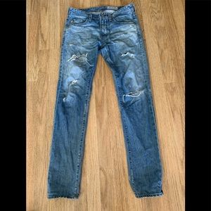 AG Dylan Destroyed Slim Skinny Jeans 34” Inseam